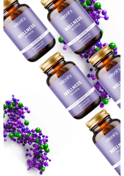 Women Wellness (Hayıt Ekstresi, Kohoş Ekstresi, B6 Vitamini) 30 Kapsül fırsatları