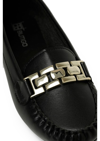 24K-512 5pr Siyah Kadın Loafer