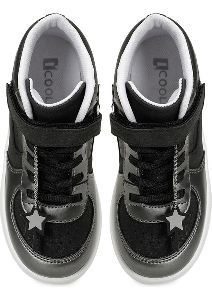Annes F 5pr Siyah Kız Çocuk High Sneaker