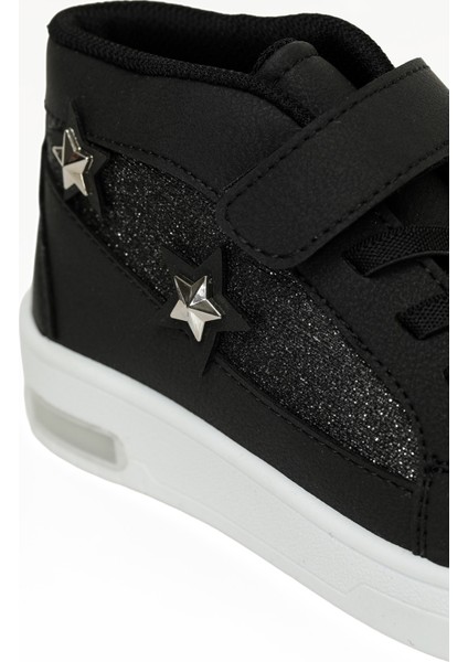 CALI P 5PR Siyah Kız Çocuk High Sneaker