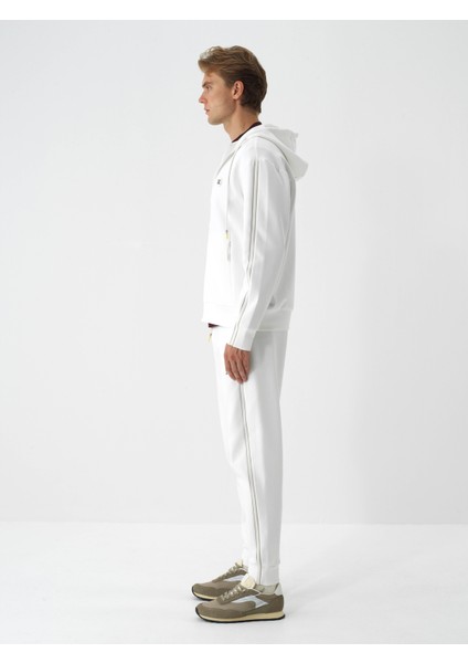 Erkek Ekru Pamuk Dokulu Regular Fit Sweatmont modelleri