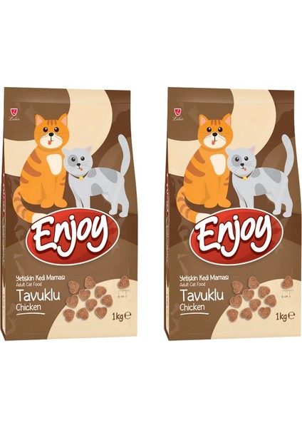 Tavuk Etli Kedi Maması 1 kg x 2 Adet
