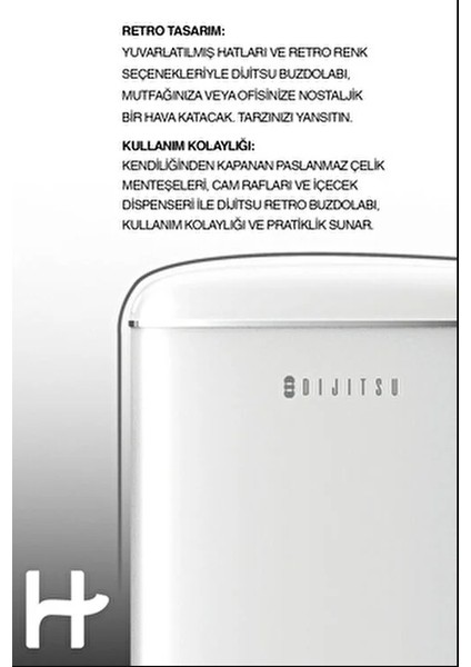 DB120RWH E 93 lt Statik Retro Beyaz Buzdolabı Mekanik Kontrol Paneli ile modelleri
