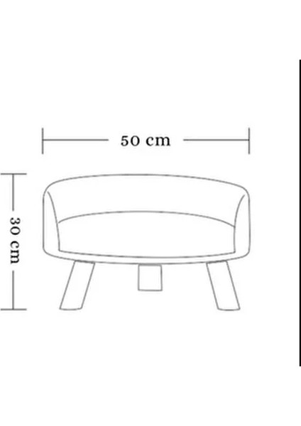 Kedi Koltuğu Welsoft Kumaşla Tasarlandı 35 Cm En 30 Cm Yükseklik Kolay Temizlik modelleri