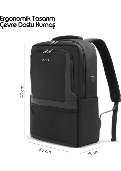 MCE-1202 15.6" Offıce Pro-1 Eco Notebook Sırt Çantası Siyah fiyatları