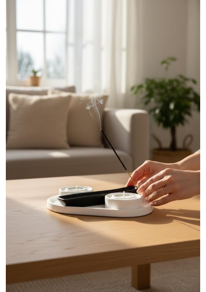 Taş Tozu Dekoratif Tealight Mumluk Seti – 2’li Mumluk, Takı & Sunum Kutusu ve Oval Tabak Yingyang Takı Kutusu fırsatları