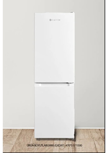 DBD250 E 174 lt Statik Kombi Buzdolabı Beyaz Renk Sessiz Çalışma fiyatları
