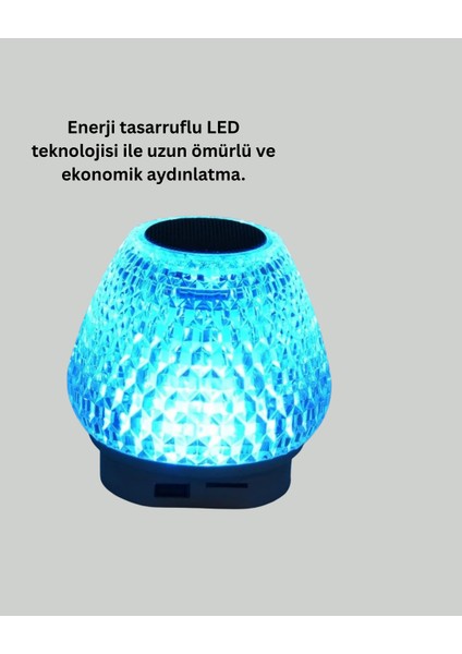 Depomix Kristal Tasarımlı Kablosuz Bluetooth 5.1 Hoparlör indirimleri