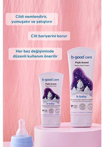 Pişik Kremi Cilt Bariyerini Koruyan 50 ml Tüp Hassas Ciltler için