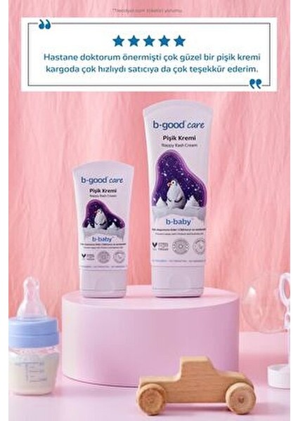 Pişik Kremi Cilt Bariyerini Koruyan 50 ml Tüp Hassas Ciltler için