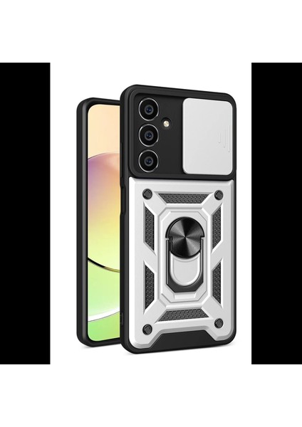 Samsung Galaxy A05 Kılıf Pars Lens Yüzüklü Silikon