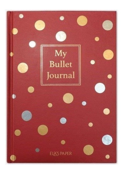 My Bullet Journal Defter (Confetti Kırmızı)