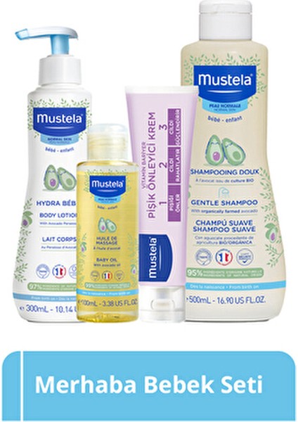 Yenidoğan İhtiyaç Seti Doğal İçerikli Hassas Ciltler İçin 500 ml ve 300 ml Ürünler fiyatları