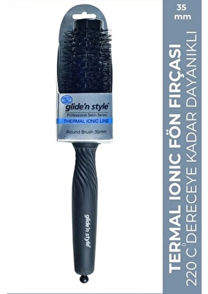 Pro Termal Fön Fırçası 35mm İyonik Teknoloji ile Hızlı Kurutma ve Şekillendirme fiyatları