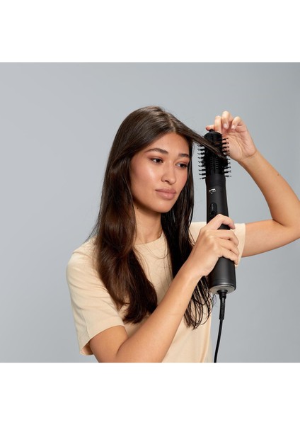 Iyontec Saç Kurutma ve Şekillendirme Seti, 2 Başlıklı, Siyah