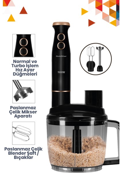 Çok Fonksiyonlu Mutfak Robotu, Şık Siyah Tasarım, Pratik Kullanım, Yüksek Performans modelleri