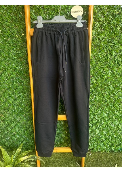 Düz Eşofman Fermuarlı Altı Siyah modelleri