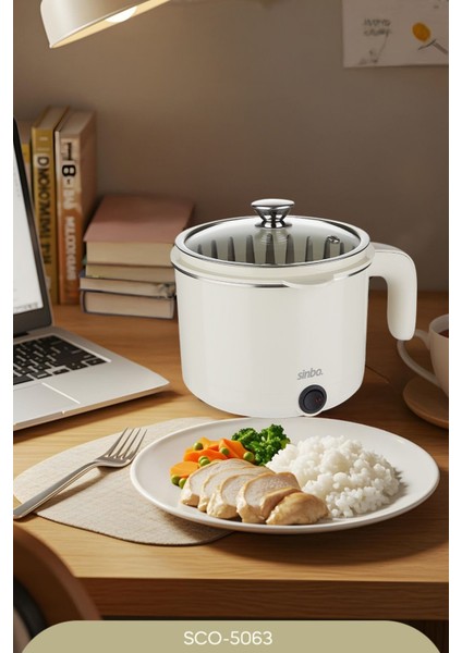 Çok Fonksiyonlu Buharlı Pişirici Ekru - Sağlıklı ve Hızlı Yemek Hazırlama indirimleri