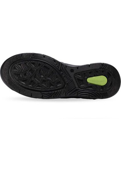 46514-H Mather Siyah Hakiki Deri Erkek Ayakkabı