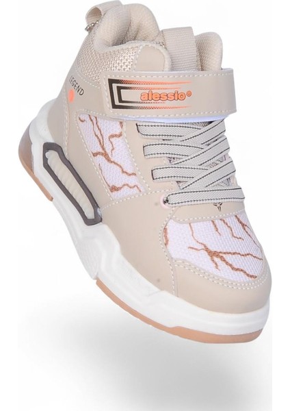 042 Alessio Bej Kız Çocuk Sneaker Ayakkabı