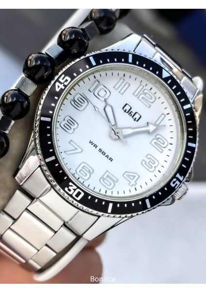 Erkek Kol Saati, Gümüş Çelik Kordon, 5 Atm Su Geçirmez, Bileklik Hediyeli modelleri