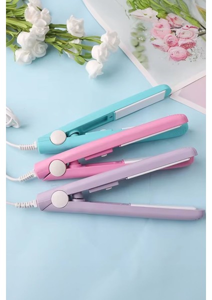 Mini Taşınabilir Saç Düzleştirici, Seyahat ve Çanta Kullanımı Için Ideal, Pratik ve Şık fırsatları