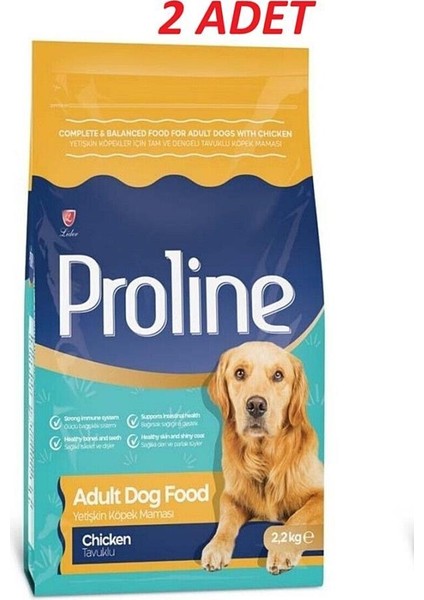 Pro Line Tavuklu Yetişkin Köpek Maması 2,2 Kg*2 Adet