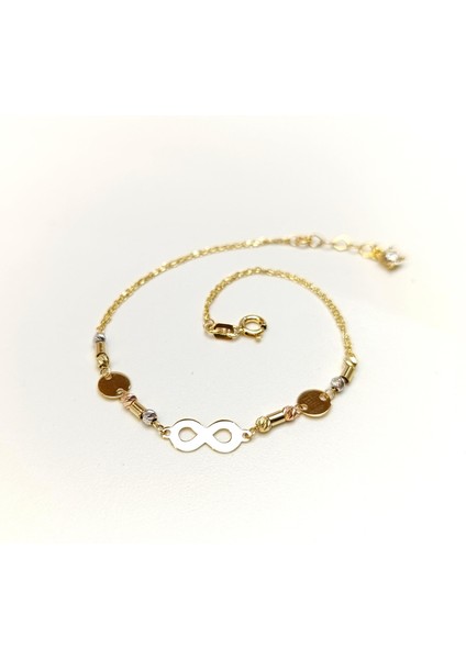 Pul Sonsuzluk Dorika Toplu Bileklik Künye 14 Ayar Altın Hd Videolu fiyatları