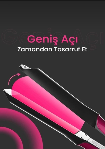 Seramik Kaplı Pembe Saç Düzeltici, Şık ve Hafif Tasarım modelleri