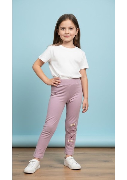 Kız Çocuk Mevsimlik Esnek Rahat Tayt 4-9 Yaş