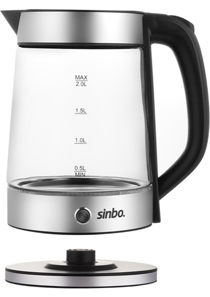 1500W Elektrikli Cam Çay Makinesi, Metalik Tasarım, Hızlı ve Pratik Kullanım fırsatları