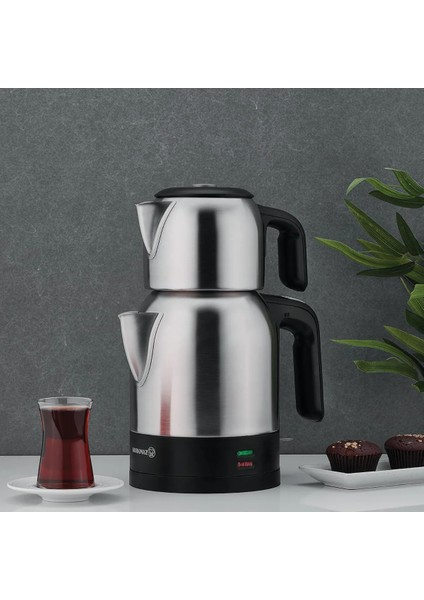 Şık Siyah Mat Elektrikli Çaydanlık 1.8 Lt, Dayanıklı ve Kullanışlı Tasarım fiyatları