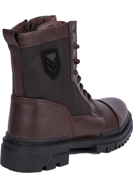 Bağcıklı Fermuarlı Erkek Postal Bot KAHVERENGİ