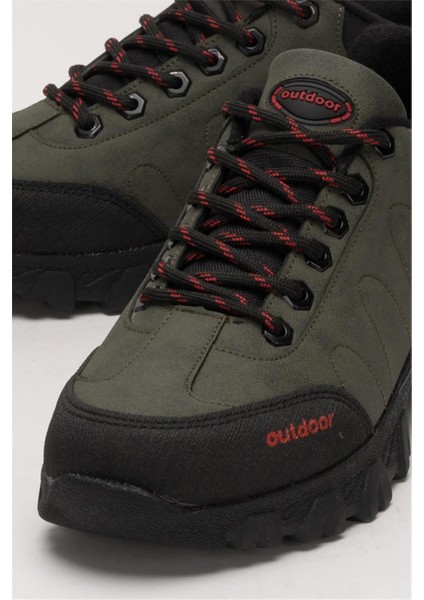 Soğuk Geçirmez Unisex Outdoor Trekking Bot Ayakkabı HAKİ