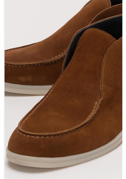 Hakiki Deri Kısa Klasik Erkek Bot TABA