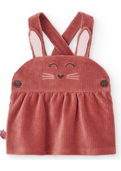 Kız Bebek Tavşan Nakışlı Elbise Set indirimleri