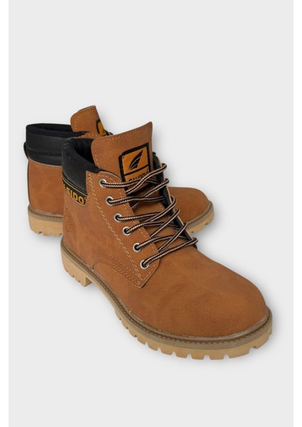 Unisex Kışlık Soğuk Geçirmez Kaydırmaz Taban Günlük Bağcıklı Bot Tarçın fiyatları