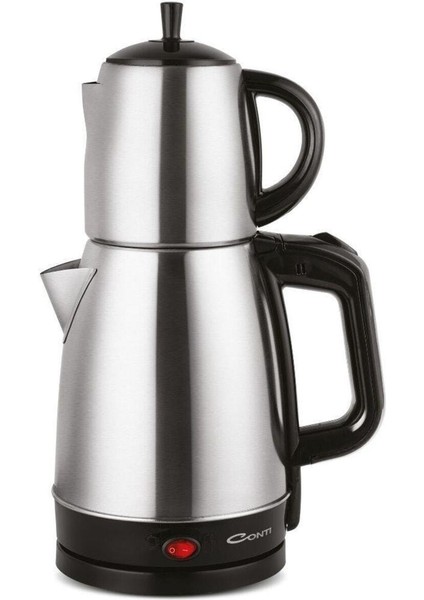 1600W Çay Makinesi, Şık Bordo, Pratik ve Hızlı Çay Demleme Aparatı