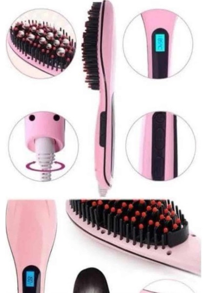 LCD Ekranda Pratik Taşınabilir Saç Düzleştirici ve Tarak modelleri