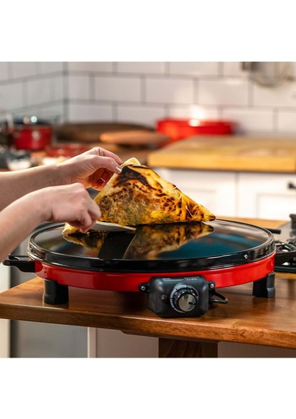 Kırmızı Katmer Sacı AT610, Dayanıklı ve Şık Mutfak Gereci modelleri