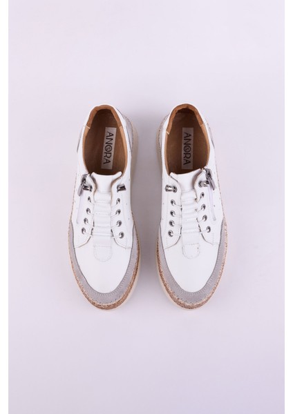 Hakiki Deri Kadın Spor Ayakkabı 25KHMSZ364 indirimleri