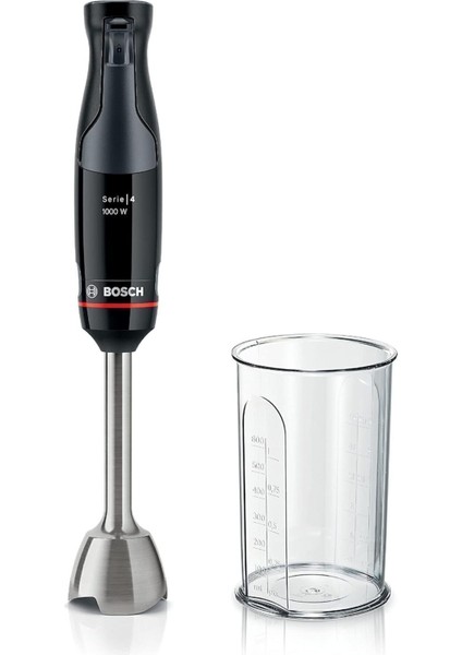 El Blenderi 1000W Siyah Antrasit, Ergonomik ve Güçlü Tasarım