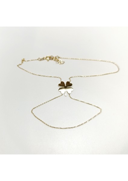 Şahmeran Yonca Bileklik Künye 14 Ayar Altın Hd Videolu fiyatları