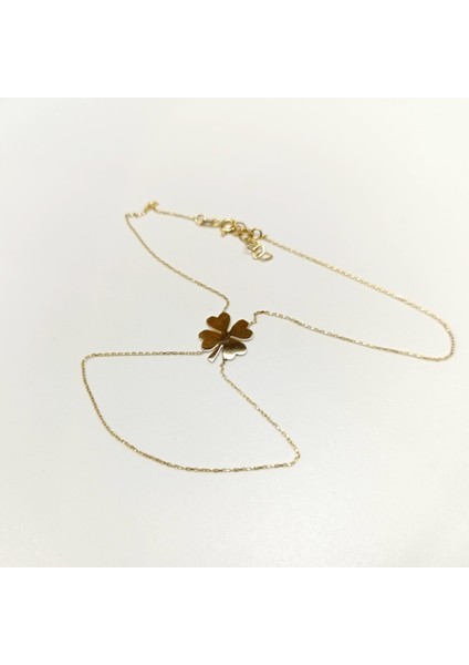 Şahmeran Yonca Bileklik Künye 14 Ayar Altın Hd Videolu fırsatları