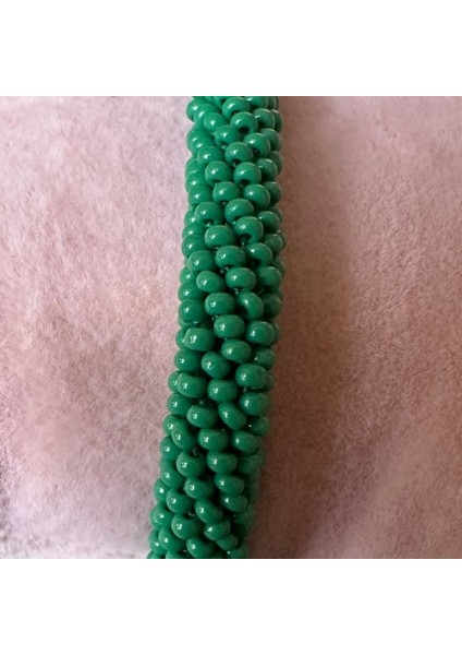 0115 El Yapımı Hapishane Işi Kum Boncuk Bileklik / Yeşil fiyatları
