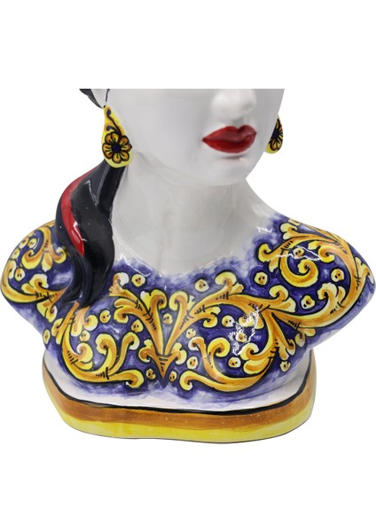 Moor Dekoratif Kraliçe Büst Heykel fırsatları