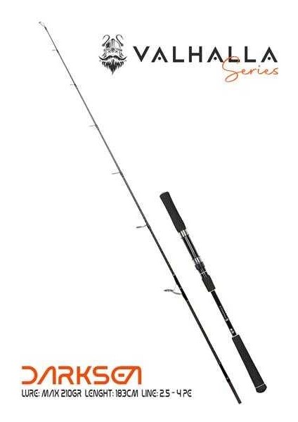 Valhalla Darksea 183CM 210GR Speed Jig Live Bait Kamışı