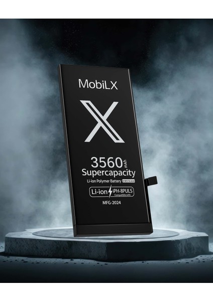 Mobilx iPhone 8 Plus Batarya Pil Süper Yüksek Kapasiteli Güçlendirilmiş 3560 Mah modelleri