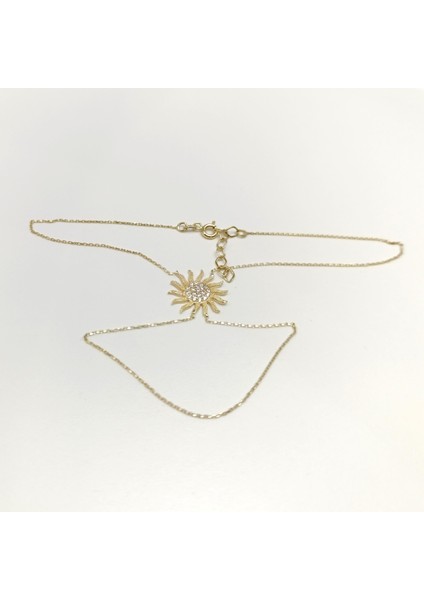 Şahmeran Güneş Bileklik Künye 14 Ayar Altın Hd Videolu modelleri