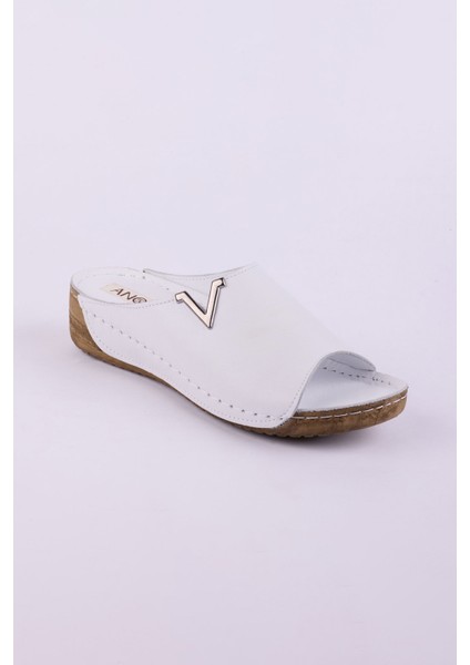 Hakiki Deri Kadın Terlik 25KHMS211 modelleri